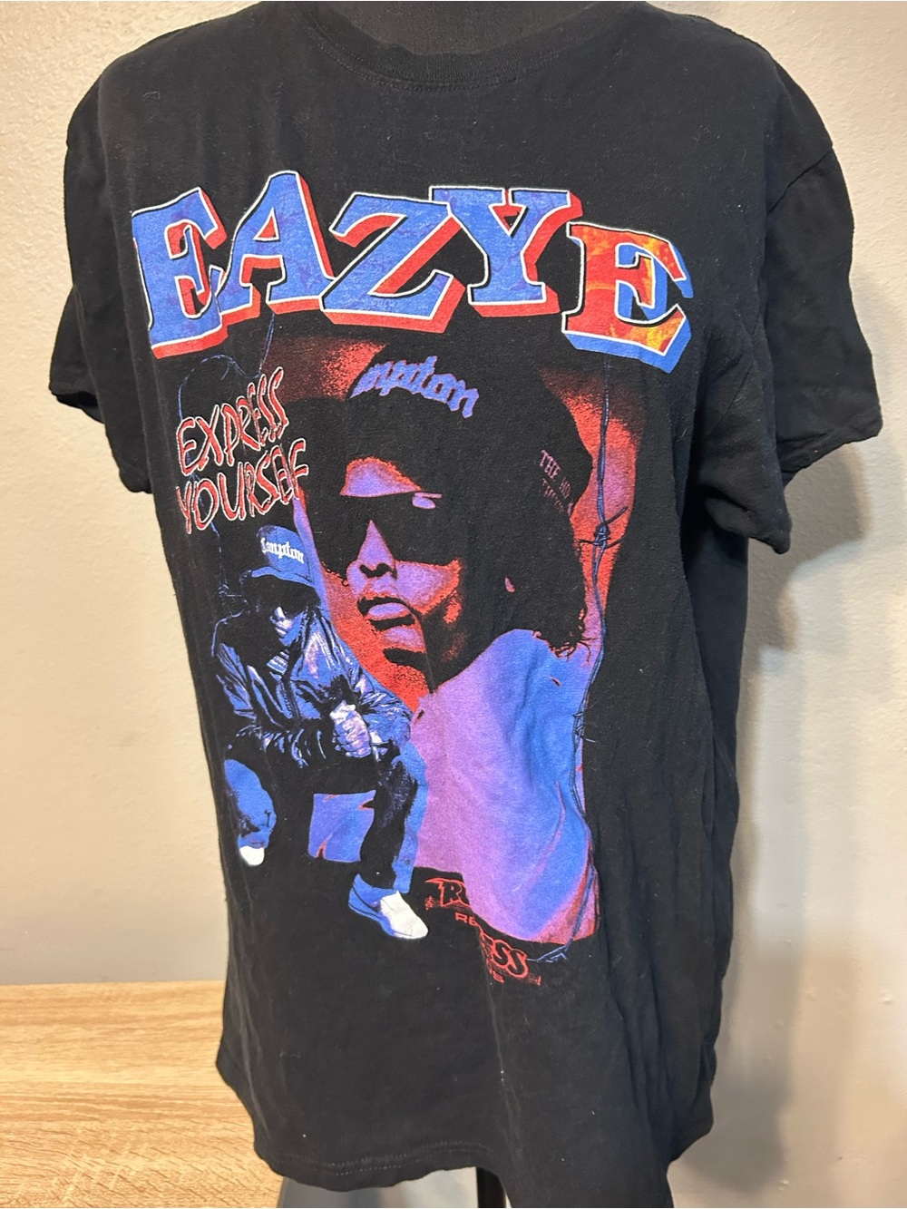 Eazy-E Express Yourself Ruthless Records Graphic T Shirt Men’s Medium Black Tee